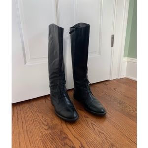 Franco Sarto Knee-High Leather Boots
